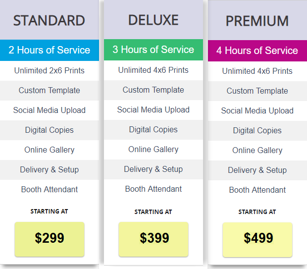 social booth price social booth price